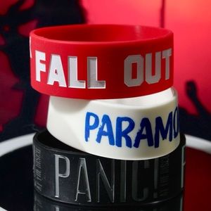 Wristbands of Alternative Rock Bands